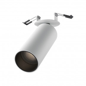 Maytoni - Modello: Focus - Faretto da incasso con diffusore orientabile in alluminio dal design moderno - Attacco Lampadina: Led Integrato - 1 Lampadina - Watt 12W - Lumen 1020 - Dimmerabile: NO - Gradi Kelvin 4000k Luce Naturale - Grado di Protezione: IP20 - Classe Energetica: F - SKU: C053CL-L12W4K-W