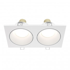 Maytoni - Modello: Zoom - Faretto da incasso in alluminio rettangolare con 2 faretti dal design moderno - Attacco Lampadina: GU10 - 2 Lampadine - Watt 50W - Dimmerabile: NO - Grado di Protezione: IP65 - SKU: DL033-2-02