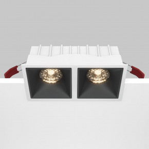 Maytoni - Modello: Alfa - Faretto da incasso rettangolare con doppio diffusore a led - Colore: Bianco/Nero - Attacco Lampadina: Led Integrato - 2 Lampadine - Watt 30W - Lumen 2100 - Dimmerabile: NO - Gradi Kelvin 3000k Luce Calda - Grado di Protezione: IP20 - Classe Energetica: E - SKU: DL043-02-15W3K-SQ-WB - Codice EAN: 4099776022275 