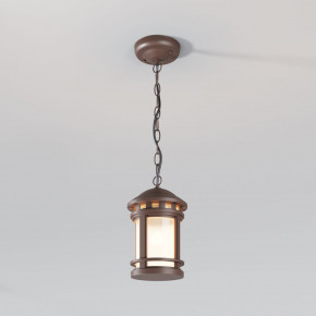 Maytoni - Modello: Salamanca - Illuminazione a sospensione da esterno con diffusore in vetro dal design moderno - Colore: Marrone - Attacco Lampadina: E27 - 1 Lampadina - Watt 60W - Dimmerabile: NO - Grado di Protezione: 44 - SKU: O031PL-01BR - Codice EAN: 4251110029832 