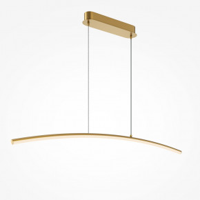 Maytoni - Modello: Light Reflection - Lampada a sospensione a LED con diffusore ad arco in alluminio e acrilico - Attacco Lampadina: Led Integrato - 1 Lampadina - Watt 15W - Lumen 1150 - Dimmerabile: SI - Gradi Kelvin 2200k-3000k - Grado di Protezione: IP20 - Classe Energetica: G - SKU: MOD243PL-L18