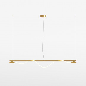 Maytoni - Modello: Tau - Lampada a sospensione a led con struttura in alluminio dal design elegante - Colore: Oro - Attacco Lampadina: Led Integrato - 1 Lampadina - Watt 21W - Lumen 910 - Dimmerabile: NO - Gradi Kelvin 3000k Luce Calda - Grado di Protezione: IP 20 - Classe Energetica: G - SKU: MOD166PL-L20G3K - Codice EAN: 4099776030638 