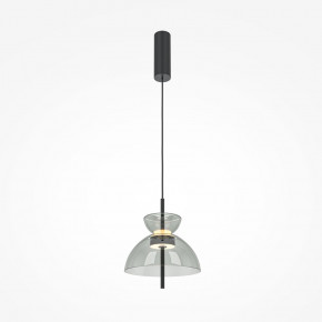 Maytoni - Modello: Bangkok - Lampada a sospensione con diffusore a coppa in vetro a led - Colore: Nero - Attacco Lampadina: Led Integrato - 1 Lampadina - Watt 12W - Lumen 1300 - Dimmerabile: NO - Gradi Kelvin 3000k Luce Calda - Grado di Protezione: IP20 - Classe Energetica: F - SKU: MOD185PL-L11B3K2 - Codice EAN: 4099776055563 