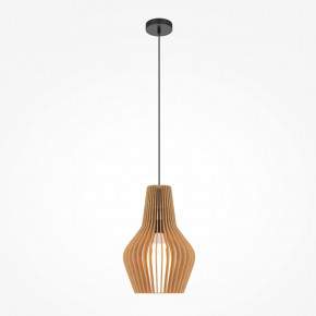 Maytoni - Modello: Roots - Lampada a sospensione con diffusore in legno design moderno - Colore: Legno - Attacco Lampadina: E27 - 1 Lampadina - Watt 100W - Dimmerabile: NO - Grado di Protezione: IP20 - SKU: MOD191PL-01W1 - Codice EAN: 4099776046066 