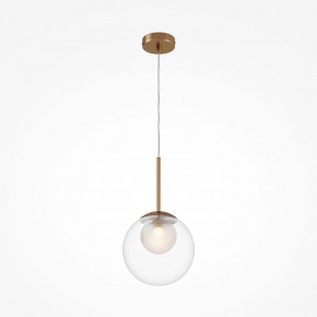 Maytoni - Modello: Basic Form - Lampada a sospensione in metallo con singolo diffusore grande a boccia in vetro - Colore: Oro - Attacco Lampadina: G9 - 1 Lampadina - Watt 20W - Dimmerabile: NO - Grado di Protezione: IP20 - SKU: MOD521PL-01G3 - Codice EAN: 4099776053392