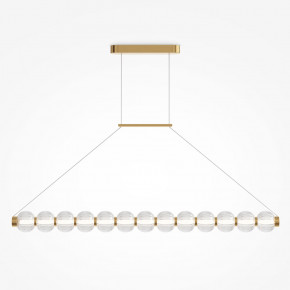 Maytoni - Modello: Amulet - Lampada a sospensione moderna con diffusore lineare a led - Colore: Oro - Attacco Lampadina: Led Integrato - 1 Lampadina - Watt 22W - Lumen 1050 - Dimmerabile: NO - Gradi Kelvin 3000k Luce Calda - Grado di Protezione: IP20 - Classe Energetica: G - SKU: MOD555PL-L18G3K - Codice EAN: 4099776087236 