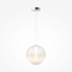 Maytoni - Modello: Bruma - Lampada a sospensione moderna con diffusore rotondo in vetro a led dimmerabile - Colore: Cromato - Attacco Lampadina: Led Integrato - 1 Lampadina - Watt 15W - Lumen 2000 - Dimmerabile: SI - Gradi Kelvin 2700k Luce Calda - Grado di Protezione: IP20 - Classe Energetica: D - SKU: MOD397PL-L15CH2.7K - Codice EAN: 4099776161813 