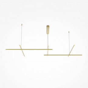 Maytoni - Modello: Radiance - Lampada a sospensione moderna in alluminio con diffusore a LED in acrilico - Colore: Oro - Attacco Lampadina: Led Integrato - 1 Lampadina - Watt 80W - Lumen 1900 - Dimmerabile: NO - Gradi Kelvin 3000k Luce Calda - Grado di Protezione: IP20 - Classe Energetica: G - SKU: MOD278PL-L86G3K1 - Codice EAN: 4099776078975 