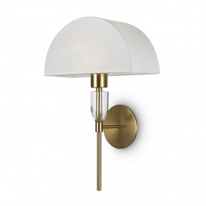Maytoni - Modello: Prima - Lampada da parete con struttura in metallo e vetro e paralume in tessuto - Attacco Lampadina: E27 - 1 Lampadina - Watt 60W - Dimmerabile: NO - Grado di Protezione: IP 20 - SKU: Z034WL-01 