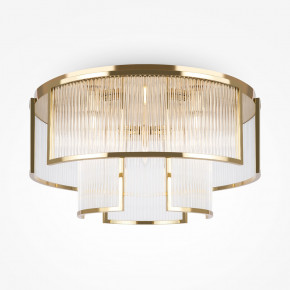 Maytoni - Modello: Frame - Lampada da soffitto grande con struttura moderna in metallo e diffusore in vetro - Colore: Oro - Attacco Lampadina: E14 - 9 Lampadine - Watt 60W - Dimmerabile: NO - Grado di Protezione: IP20 - SKU: MOD174CL-09G - Codice EAN: 4099776057840