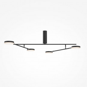 Maytoni - Modello: Fad - Lampada da soffitto in metallo con 4 diffusori a led dal design moderno - Colore: Nero - Attacco Lampadina: Led Integrato - 4 Lampadine - Watt 26W - Lumen 1450 - Dimmerabile: NO - Gradi Kelvin 3000k Luce Calda - Grado di Protezione: IP20 - Classe Energetica: G - SKU: MOD070CL-L30B3K - Codice EAN: 4099776096542 