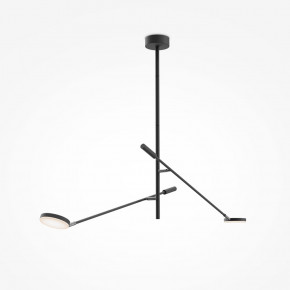 Maytoni - Modello: Fad - Lampada da soffitto in metallo con due diffusori a led dal design moderno - Colore: Nero - Attacco Lampadina: Led Integrato - 2 Lampadine - Watt 15W - Lumen 800 - Dimmerabile: NO - Gradi Kelvin 3000k Luce Calda - Grado di Protezione: IP20 - Classe Energetica: G - SKU: MOD070CL-L15B3K1 - Codice EAN: 4099776096603