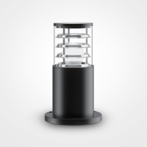 Maytoni - Modello: Bronx - Lampioncino da giardino con diffusore in vetro dal design moderno - Colore: Nero - Attacco Lampadina: E27 - 1 Lampadina - Watt 60W - Dimmerabile: NO - Grado di Protezione: IP 54 - SKU: O576FL-01B1 - Codice EAN: 4251110030722 