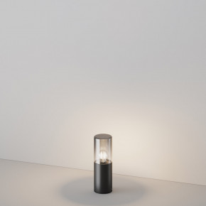 Maytoni - Modello: Amas - Lampioncino da giardino struttura in alluminio e diffusore in vetro - Colore: Grafite - Attacco Lampadina: E27 - 1 Lampadina - Watt 60W - Dimmerabile: NO - Grado di Protezione: IP54 - SKU: O432FL-01GF - Codice EAN: 4099776082767 