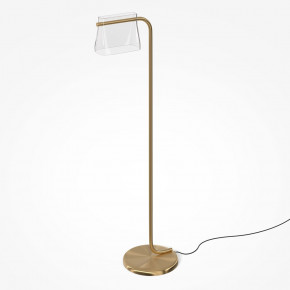 Maytoni - Modello: Cabaret - Lampada da terra piantana a LED in metallo con diffusore in vetro - Colore: Ottone - Attacco Lampadina: Led Integrato - 1 Lampadina - Watt 8W - Lumen 850 - Dimmerabile: NO - Gradi Kelvin 3000k Luce Calda - Grado di Protezione: IP20 - Classe Energetica: E - SKU: MOD170FL-L8BS3K - Codice EAN: 4099776086208