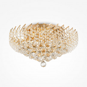 Maytoni - Modello: Karolina - Lampadario con pendenti in cristallo e struttura in metallo in stile classico - Colore: Oro - Attacco Lampadina: E14 - 9 Lampadine - Watt 40W - Dimmerabile: NO - Grado di Protezione: IP20 - SKU: DIA120-09-G - Codice EAN: 4260361986702