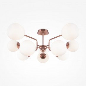 Maytoni - Modello: Erich - Lampadario elegante in metallo con diffusori in vetro a boccia - Attacco Lampadina: E14 - 10 Lampadine - Watt 40W - Dimmerabile: NO - Grado di Protezione: IP20 - SKU: MOD221PL-10