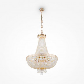 Maytoni - Modello: Bella - Lampadario grande con dettagli in cristallo in stile classico - Colore: Oro - Attacco Lampadina: E14 - 8 Lampadine - Watt 60W - Dimmerabile: NO - Grado di Protezione: IP20 - SKU: DIA750-TT50-WG - Codice EAN: 4260361980519