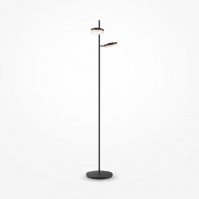 Maytoni - Modello: Fad - Piantana da terra a LED con struttura in metallo orientabile dal design moderno - Colore: Nero - Attacco Lampadina: Led Integrato - 2 Lampadine - Watt 12W - Lumen 1000 - Dimmerabile: SI - Gradi Kelvin 3000k Luce Calda - Grado di Protezione: IP 20 - Classe Energetica: G - SKU: MOD070FL-L12B3K - Codice EAN: 4251110033723 