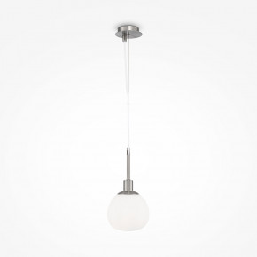 Maytoni - Modello: Erich - Sospensione moderna con un diffusore regolabile in vetro - Colore: Nichel - Attacco Lampadina: E14 - 1 Lampadina - Watt 40W - Dimmerabile: NO - Grado di Protezione: IP20 - SKU: MOD221-PL-01-N - Codice EAN: 4251110026817 