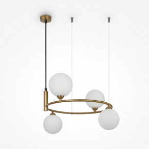 Maytoni - Modello: Ring - Sospensione piccola moderna in metallo diffusori regolabili in altezza - Attacco Lampadina: G9 - 4 Lampadine - Watt 25W - Dimmerabile: NO - Grado di Protezione: IP20 - SKU: MOD013PL-04 