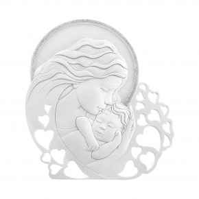 Bongelli Preziosi - Capezzale con Maternità classico 31x29 - Colore: Bianco - SKU: ME1261/3 - Codice EAN: 1234567003504