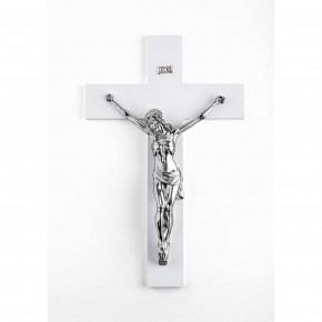 Bongelli Preziosi - Crocifisso da parete grande dalle linee moderne e con cristo argentato 30x48 - SKU: ME2115/3 
