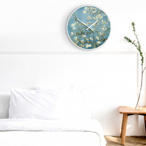 Design Object - Modello: Primavera - Orologio da parete rotondo in metallo dal design moderno - SKU: IT9087R 