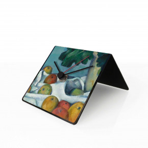 Design Object - Modello: Art Collection - Orologio da tavolo e da scrivania in metallo con magneti e calendario "CEZANNE" - SKU: IT208 - Codice EAN: 1234567150826 