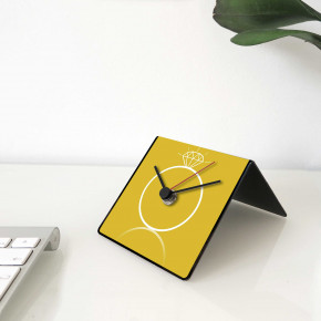 Design Object - Modello: Cit Collection - Orologio da tavolo e scrivania in metallo con frasi celebri sul retro "GROSSMAN" - SKU: IT243 - Codice EAN: 1234567150727 