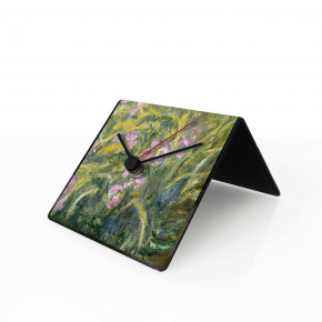 Design Object - Modello: Art Collection - Orologio da tavolo e da scrivania in metallo con magneti e calendario "MONET" - SKU: IT207 - Codice EAN: 1234567150314 