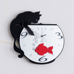 Arti e Mestieri - Modello: Tommy e Fish - Orologio da parete - SKU: 0OR2241 
