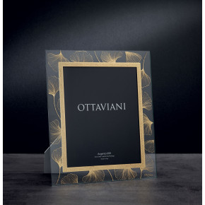 Ottaviani - Modello: Soffio - Portafoto da tavolo con cornice in cristallo decorata - Foto 15x20 - SKU: 6005-