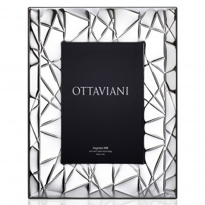 Ottaviani - Modello: Star - Portafoto da tavolo con cornice moderna dal design elegante - Colore: Argento - SKU: 4008/ 