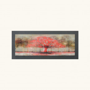 Artitalia - Quadro moderno in legno tema paesaggio in rilievo dettagli in argento - Colore: Ardesia - Tema Quadro: Array - Realizzazione Quadro: Dipinti su Tela - SKU: PCM1004