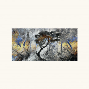 Artitalia - Quadro moderno materico astratto in rilievo 3d e dettagli foglia argento - Tema Quadro: Array - Realizzazione Quadro: Dipinti su Tela - SKU: PCM2006