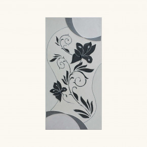 Artitalia - Quadro verticale in rilievo decoro materico dettagli foglia argento 50x100 - Tema Quadro: Array - Realizzazione Quadro: Dipinti su Tela - SKU: PD057 - Codice EAN: 1234567149929 