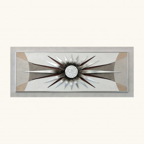 Artitalia - Quadro con pannello in legno con decori materici in rilievo 155x65 - Tema Quadro: Astratti - Realizzazione Quadro: Pannelli in Legno - SKU: PD1044 - Codice EAN: 1234567148632 