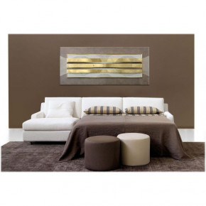 Artitalia - Quadro contemporaneo in rilievo 3d con decori in resina e foglia oro 155x65 - Tema Quadro: Astratti - Realizzazione Quadro: Quadri Materici - SKU: PD1049 - Codice EAN: 1234567149592 