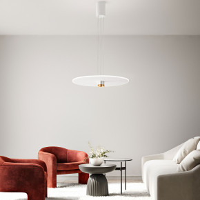 Perenz - Modello: Stream - Lampada a sospensione a led con struttura in metallo e 6 diffusori - Attacco Lampadina: Led Integrato - 1 Lampadina - Watt 50W - Lumen 3500 - Dimmerabile: SI - Gradi Kelvin 3000k Luce Calda - Grado di Protezione: IP20 - SKU: 8262 