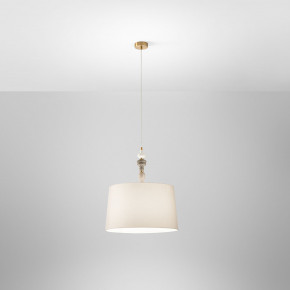 Perenz - Modello: Abaco - Lampada a sospensione con struttura in ottone e dettagli ceramica - Attacco Lampadina: E27 - 1 Lampadina - Watt 40W - Dimmerabile: NO - Grado di Protezione: IP20 - SKU: 8510MC - Codice EAN: 8023559550781