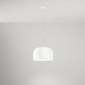 Perenz - Modello: Glossy - Lampada a sospensione piccola in metallo e diffusore in vetro soffiato - Colore: Bianco - Attacco Lampadina: E27 - 1 Lampadina - Watt 60W - Dimmerabile: NO - Grado di Protezione: IP20 - SKU: 8544B - Codice EAN: 8023559549549 