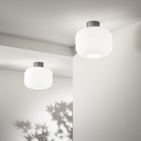 Perenz - Modello: Lucerna - Lampada da soffitto con struttura in metallo e diffusore in ceramica - Colore: Bianco - Attacco Lampadina: E27 - 1 Lampadina - Watt 40W - Dimmerabile: NO - Grado di Protezione: IP20 - SKU: 8522B - Codice EAN: 8023559550859 