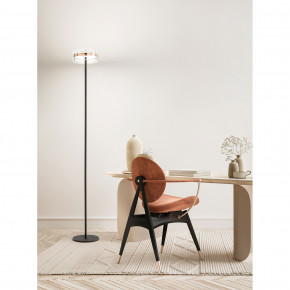 Perenz - Modello: Aere - Piantana moderna a led struttura in metallo diffusore in vetro - Attacco Lampadina: Led Integrato - 1 Lampadina - Watt 20W - Lumen 880 - Dimmerabile: SI - Gradi Kelvin 3000k Luce Calda - Grado di Protezione: IP20 - SKU: 8220 