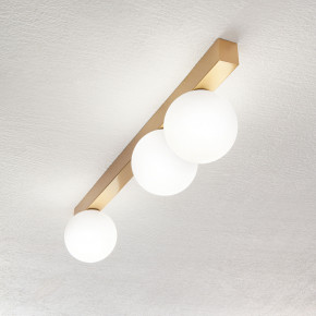 Perenz - Modello: Snooky - Plafoneira media con struttura in metallo e diffusori in vetro a boccia - Attacco Lampadina: G9 - 3 Lampadine - Watt 35W - Dimmerabile: NO - Grado di Protezione: IP40 - SKU: 8480 