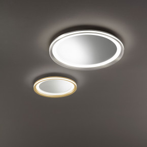 Perenz - Modello: Miro - Plafoniera a led grande con struttura in metallo rotonda dal design moderno - Attacco Lampadina: Led Integrato - 1 Lampadina - Watt 59W - Lumen 4130 - Dimmerabile: SI - Gradi Kelvin 3000k Luce Calda - Grado di Protezione: IP20 - SKU: 8260 