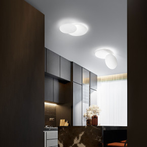 Perenz - Modello: Drum - Plafoniera da soffitto media moderna a led con diffusore in metallo rotondo - Attacco Lampadina: Led Integrato - 1 Lampadina - Watt 33W - Lumen 2640 - Dimmerabile: NO - Gradi Kelvin 3000k Luce Calda - Grado di Protezione: IP20 - SKU: 8230 