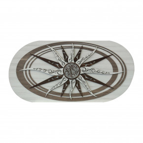 Artitalia - Quadro pannello in legno con il sole stilizzato in 3d dalle linee moderne 120x60 - Tema Quadro: Astratti - Realizzazione Quadro: Pannelli in Legno - SKU: PS623 