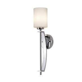Quoizel - Modello: Taylor - Applique LED da parete grande in acciaio e diffusore in vetro opalino a 1 luce - Colore: Cromato - Attacco Lampadina: G9 - 1 Lampadina - Watt 3W - Dimmerabile: NO - Grado di Protezione: IP44 - Classe Energetica: A - SKU: QZ-TAYLOR1L-BATH - Codice EAN: 5024005302919 