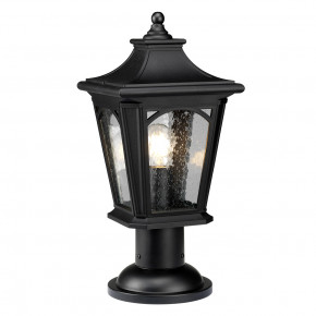 Quoizel - Modello: Bedford - Lampioncino da giardino con diffusore a 1 luce dal design rustico - Colore: Nero - Attacco Lampadina: E27 - 1 Lampadina - Watt 100W - Dimmerabile: NO - Grado di Protezione: IP44 - Classe Energetica: A - SKU: QZ-BEDFORD3-M - Codice EAN: 5024005301011 